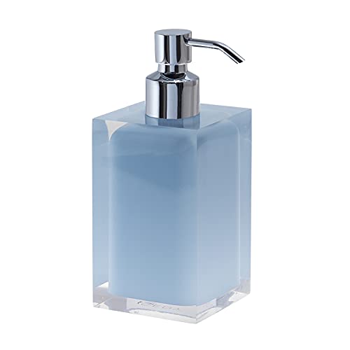 Gedy Auckland Dosasapone Bagno, Blu (Celeste), 16.2 x 7 x 7 cm