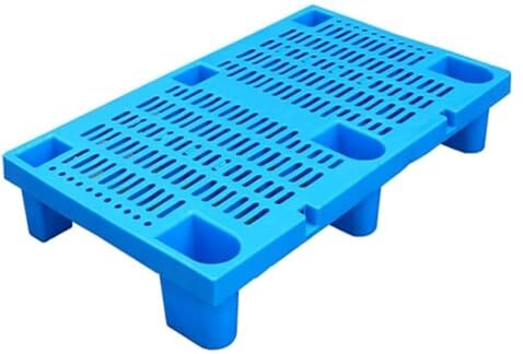 PHLEPS Pallet in plastica, pallet da pavimento a prova di umidità, sei angoli impilabili griglia di spedizione pad per carrelli elevatori magazzini logistica officina di fabbrica (colore: blu, dimensioni: