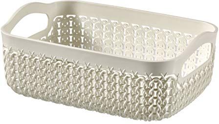 Curver Knit Basket A6 1,3 Lt 19X14X7H Bianco