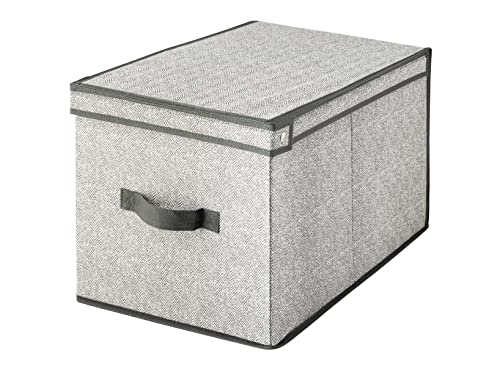 H&H confezione armadio tweed grigio cm 31x48x30