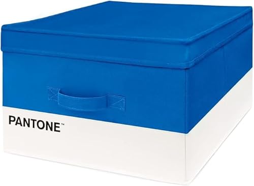 SWEET HOME PANTONE™ Organizer Armadio Salvaspazio, Scatola Porta Oggetti e Abiti con Tasca Profumatore Armadio, Contenitore Giochi Bambini e Vestiti Pieghevole, Scatole per Armadio Portaoggetti 35x45x20 cm