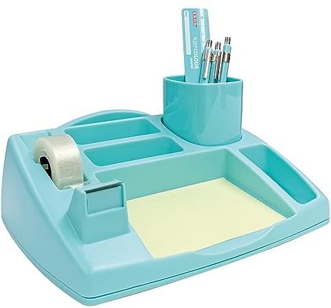 Arda Set scrivania DESK ORGANIZER OLIVER COL. PASTELLO AZZURRO