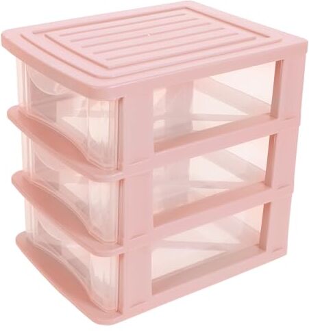 DOITOOL Scatola contenitore impilabile organizer cassetti in plastica contenitori Cassetto in plastica piccolo organizzatore di vanità cosmetico mensola credenza Opera pp