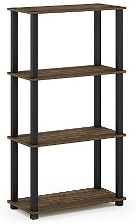 Furinno Turn-N-Tube Libreria, Noce Columbia (Columbia Walnut/Black), Taglia Unica