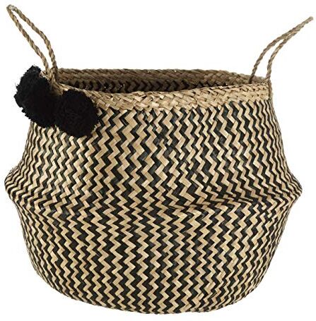 PREMIER Housewares, Cesto portaoggetti, Marrone, 35 cm, con Pompon