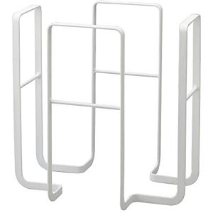 YAMAZAKI TOWER News Paper Rack, white, Steel, 35 x 28 x 35 cm YAMAZAKI TOWER News Paper Rack, white, Steel, 35 x 28 x 35 cm