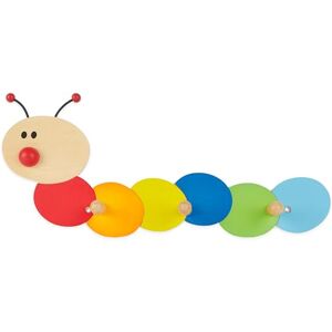 BIECO Kindergarderobe bruco con tre ganci, di circa 38 cm BIECO Kindergarderobe bruco con tre ganci, di circa 38 cm