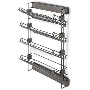 Emuca Porta scarpe estraibile laterale per armadi e cabine armadio Quartz, Destro, Acciaio, Titanio Emuca Porta scarpe estraibile laterale per armadi e cabine armadio Quartz, Destro, Acciaio, Titanio