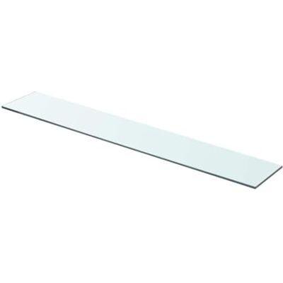 vidaXL Mensola in Vetro Trasparente 80x12 cm vidaXL Mensola in Vetro Trasparente 80x12 cm