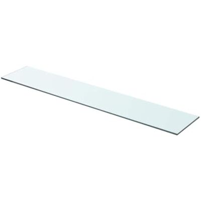 vidaXL Mensola in Vetro Trasparente 80x15 cm vidaXL Mensola in Vetro Trasparente 80x15 cm