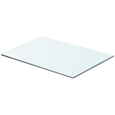 vidaXL Mensola in Vetro Trasparente 50x30 cm vidaXL Mensola in Vetro Trasparente 50x30 cm