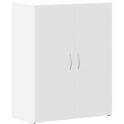 vidaXL Schedario Bianco 60x32x77,5 cm in Legno Multistrato vidaXL Schedario Bianco 60x32x77,5 cm in Legno Multistrato