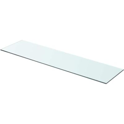 vidaXL Mensola in Vetro Trasparente 80x20 cm vidaXL Mensola in Vetro Trasparente 80x20 cm