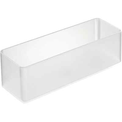 YAMAZAKI 3646 TOWER Stackable Organizer L Deep X2 Set, white, PS Resin, 8 x 24 x 7.2 cm YAMAZAKI 3646 TOWER Stackable Organizer L Deep X2 Set, white, PS Resin, 8 x 24 x 7.2 cm