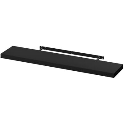 WOLTU Mensola da Muro Rettangolare Scaffale Libreria a Parete Decorazione per Cameretta Ufficio Porta CD/Dvd in Legno Nero 110cm RG9316sz-b WOLTU Mensola da Muro Rettangolare Scaffale Libreria a Parete Decorazione per Cameretta Ufficio Porta CD/Dvd in Legno Nero 110cm RG9316sz-b