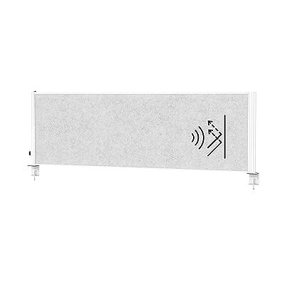 MAUL Parete divisoria connecto Uplight acustica grigio chiaro bianco MAUL Parete divisoria connecto Uplight acustica grigio chiaro bianco