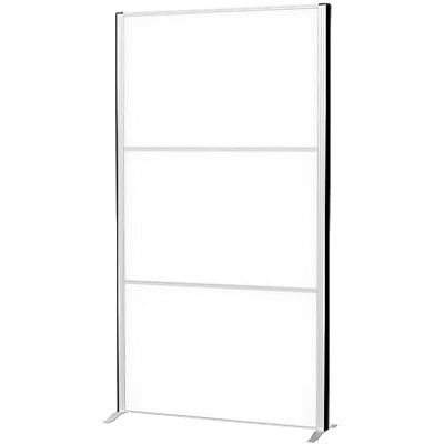 MAUL Parete divisoria connecto whiteboard bianco argento modulare MAUL Parete divisoria connecto whiteboard bianco argento modulare