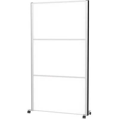 MAUL Parete divisoria connecto whiteboard mobile argento su ruote MAUL Parete divisoria connecto whiteboard mobile argento su ruote