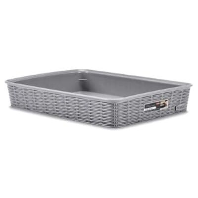 Stefanplast L.ELEGANCE CESTO 35,5x26x6 GREY 30960 Stefanplast L.ELEGANCE CESTO 35,5x26x6 GREY 30960