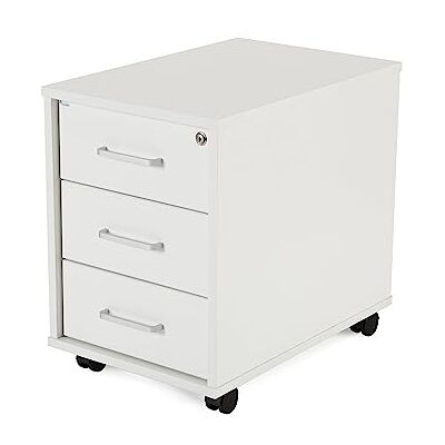 Cassetto mobile rocada - Bianco, 3 cassetti, 40x60x58 cm Cassetto mobile rocada - Bianco, 3 cassetti, 40x60x58 cm