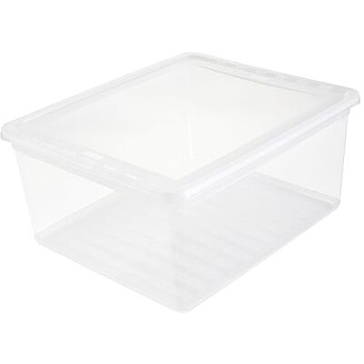 keeeper Box Contenitore con Sistema di Ventilazione, 39 x 33,5 x 18 cm, 18 L, Bea, Trasparente keeeper Box Contenitore con Sistema di Ventilazione, 39 x 33,5 x 18 cm, 18 L, Bea, Trasparente
