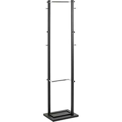 Appendiabiti Haku - 10 Ganci, Metallo, Nero & Argento - 40x175 cm - Appendiabiti Appendiabiti Haku - 10 Ganci, Metallo, Nero & Argento - 40x175 cm - Appendiabiti
