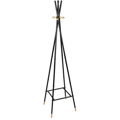 Wenko Appendiabiti con quattro ganci Loft in bambù, 42 x 170 x 42 cm Wenko Appendiabiti con quattro ganci Loft in bambù, 42 x 170 x 42 cm