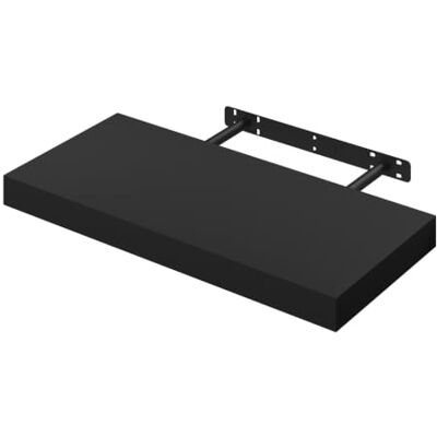 WOLTU - Mensola da Parete 50cm - Nero - Mensola Rettangolare per Decorazione & Conservazione WOLTU - Mensola da Parete 50cm - Nero - Mensola Rettangolare per Decorazione & Conservazione
