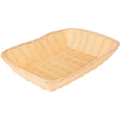 Garcia de Pou Cestini Rettangolari Imitazione Vimini 30X22X7 Cm Naturale Pp 12 Unità Garcia de Pou Cestini Rettangolari Imitazione Vimini 30X22X7 Cm Naturale Pp 12 Unità