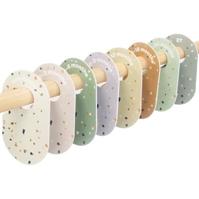 3 Sprouts Divisori Armadio Neonato, Set da 8, Terrazzo 3 Sprouts Divisori Armadio Neonato, Set da 8, Terrazzo