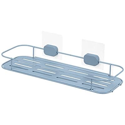 Compactor GRENA Mensola Grande Adesiva Blu, Metallo Verniciato, 40x14.6x11 cm, Resistente Compactor GRENA Mensola Grande Adesiva Blu, Metallo Verniciato, 40x14.6x11 cm, Resistente