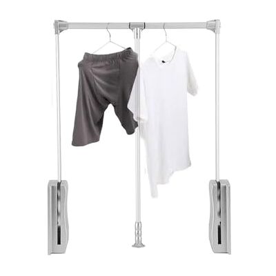 Avilia Bastone Appeiabiti Regolabile e Estensibile, in Acciaio Cromato, 83-115cm Asta Appeiabiti Saliscei per Armadio, Carico Max 12kg, Montaggio Facile e Veloce Avilia Bastone Appeiabiti Regolabile e Estensibile, in Acciaio Cromato, 83-115cm Asta Appeiabiti Saliscei per Armadio, Carico Max 12kg, Montaggio Facile e Veloce