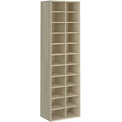 vidaXL Scarpiera Rovere Sonoma 54x34x183 cm in Truciolato vidaXL Scarpiera Rovere Sonoma 54x34x183 cm in Truciolato