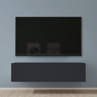 Mai & Mai Mobile TV 120x40,2x30cm, Antracite opaco Mobile TV per Televisore, Armadietto per TV Basso Soft-close con Ante per Soggiorno, Camera da Letto Fernsehschrank02 Mai & Mai Mobile TV 120x40,2x30cm, Antracite opaco Mobile TV per Televisore, Armadietto per TV Basso Soft-close con Ante per Soggiorno, Camera da Letto Fernsehschrank02
