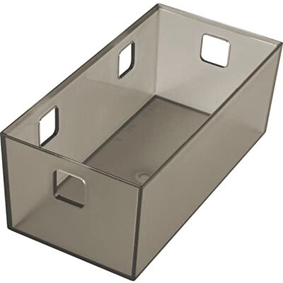 Ninka - Banio 2-fach - grafite translucido - 168x84x65mm - organiser cassetto Ninka - Banio 2-fach - grafite translucido - 168x84x65mm - organiser cassetto