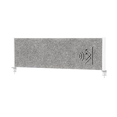 MAUL Divisorio scrivania connecto acustico grigio scuro bianco MAUL Divisorio scrivania connecto acustico grigio scuro bianco