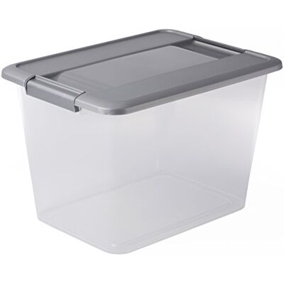 Sundis Kliker Box Scatola Polipropilene Argento 39 x 28,5 x 25,5 cm Sundis Kliker Box Scatola Polipropilene Argento 39 x 28,5 x 25,5 cm