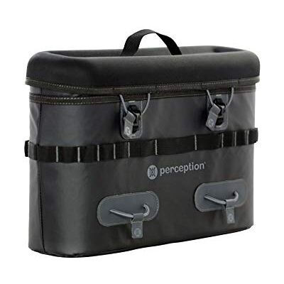 Perception Kayaks Borsa da sella, sistema di stoccaggio per kayak fuorilegge, può contenere due scatole Plano 3600 Resistente agli spruzzi Cerniera superiore , nero Perception Kayaks Borsa da sella, sistema di stoccaggio per kayak fuorilegge, può contenere due scatole Plano 3600 Resistente agli spruzzi Cerniera superiore , nero