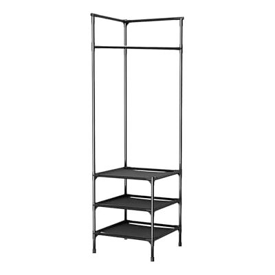 Wintem Appendiabiti Salvaspazio ad Angolo con 3 Ripiani 180x45x45cm Ogni Ripiano ha una Capacità di 5kg che lo Rende Resistente Ideale per Scarpe, Cappotti, Libri, Scatole Facile da Montare Wintem Appendiabiti Salvaspazio ad Angolo con 3 Ripiani 180x45x45cm Ogni Ripiano ha una Capacità di 5kg che lo Rende Resistente Ideale per Scarpe, Cappotti, Libri, Scatole Facile da Montare