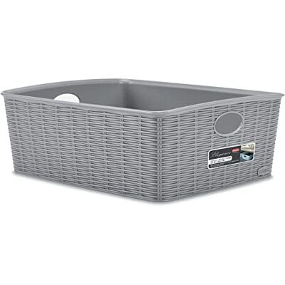 Stefanplast L.ELEGANCE CESTO HIGH 36x29x13 GREY Stefanplast L.ELEGANCE CESTO HIGH 36x29x13 GREY