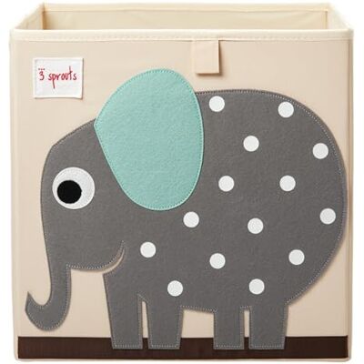 3 Sprouts Cubo Portaoggetti 33x33 cm, Box Pieghevole, Elefante 3 Sprouts Cubo Portaoggetti 33x33 cm, Box Pieghevole, Elefante