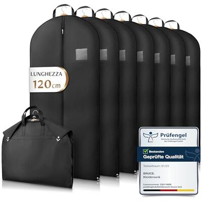 Bruce. ® 7x Borsa Porta Abiti da Viaggio 120x60 cm – Nero Bruce. ® 7x Borsa Porta Abiti da Viaggio 120x60 cm – Nero
