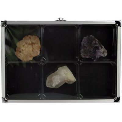 SAFE -ID Cofanetto vetrina per minerali e modelli SAFE -ID Cofanetto vetrina per minerali e modelli