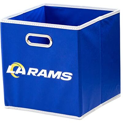Franklin Sports NFL Team Fabric Storage Cubes – Made to Fit Contenitore organizzatori (27,9 x 26,7 x 26,7 cm), Blue Franklin Sports NFL Team Fabric Storage Cubes – Made to Fit Contenitore organizzatori (27,9 x 26,7 x 26,7 cm), Blue