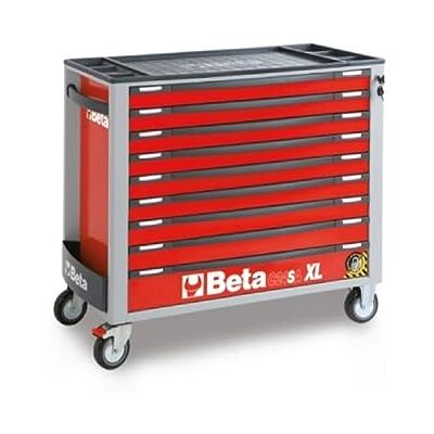 BETA BW C24SAXL/9-R Cassettiera mobile con nove cassetti, con sistema antiribaltamento, modello lungo Rosso BETA BW C24SAXL/9-R Cassettiera mobile con nove cassetti, con sistema antiribaltamento, modello lungo Rosso
