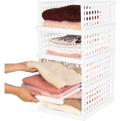 Compactor SLIDER Organizer Armadio con Cassettino Estraibile, Set da 4 Scaffali Modulabili Regolabili in Plastica BPA Free per Vestiti, Armadi, Bagno, Bianco, Taglia Maxi (34 x 45 x 18 cm) Compactor SLIDER Organizer Armadio con Cassettino Estraibile, Set da 4 Scaffali Modulabili Regolabili in Plastica BPA Free per Vestiti, Armadi, Bagno, Bianco, Taglia Maxi (34 x 45 x 18 cm)