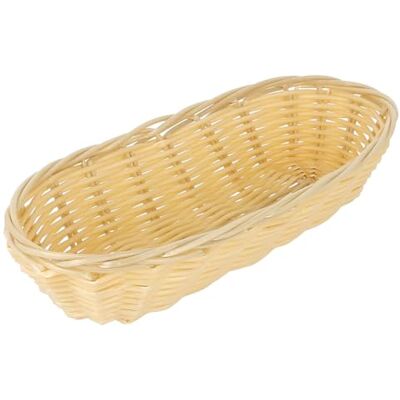 Garcia de Pou Cestini Allungati Imitazione Vimini Cm 23X9X5 Pp Naturale 12 Unità Garcia de Pou Cestini Allungati Imitazione Vimini Cm 23X9X5 Pp Naturale 12 Unità