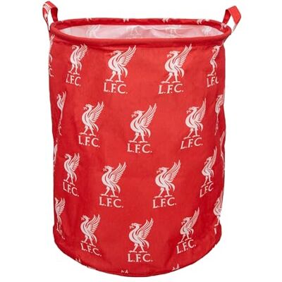 Liverpool F.C. Character World Cesto portaoggetti ufficiale del Liverpool FC Design Strike-design, cesto portabiancheria con scatola per giocattoli, organizzatore per cameretta dei bambini, 48 cm x 40 cm Liverpool F.C. Character World Cesto portaoggetti ufficiale del Liverpool FC Design Strike-design, cesto portabiancheria con scatola per giocattoli, organizzatore per cameretta dei bambini, 48 cm x 40 cm