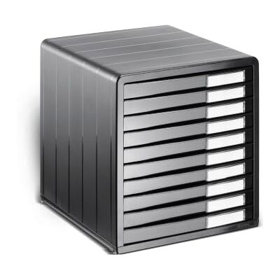 Rotho Timeless Cassettiera Plastica con 10 Cassetti per Ufficio Antracite Organizer Scrivania, Cassettiera Salvaspazio con 10 Cassetti Estraibili, Scatola Porta Oggetti in PS Color Antracite Rotho Timeless Cassettiera Plastica con 10 Cassetti per Ufficio Antracite Organizer Scrivania, Cassettiera Salvaspazio con 10 Cassetti Estraibili, Scatola Porta Oggetti in PS Color Antracite