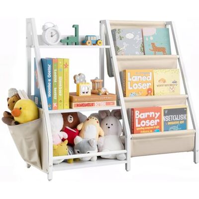 VEVOR Mobiletto di Stoccaggio Portaoggetti di Giocattoli 3 Ripiani, Armadietto Porta Giocattoli Libreria Porta Libri 7 Scomparti, Scaffale per Giocattoli per Camera da Letto, Bianco VEVOR Mobiletto di Stoccaggio Portaoggetti di Giocattoli 3 Ripiani, Armadietto Porta Giocattoli Libreria Porta Libri 7 Scomparti, Scaffale per Giocattoli per Camera da Letto, Bianco